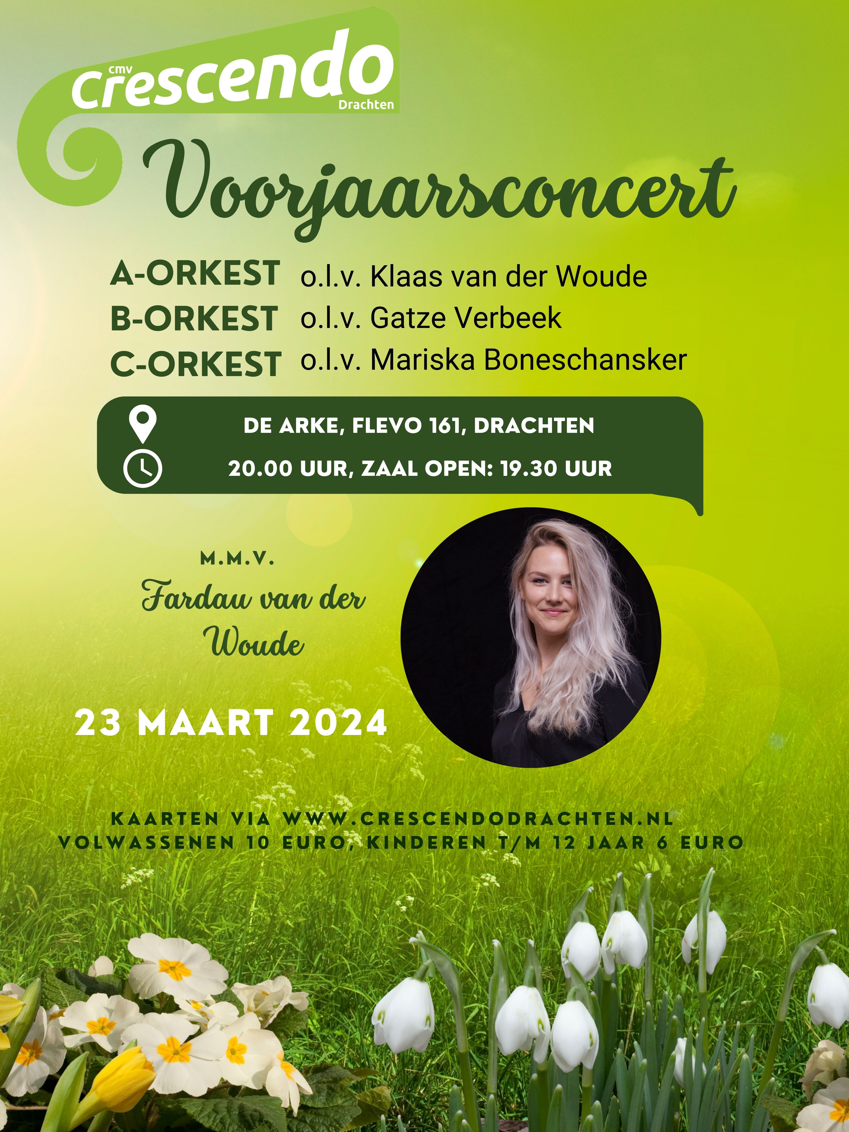 Crescendo poster voorjaarsconcert