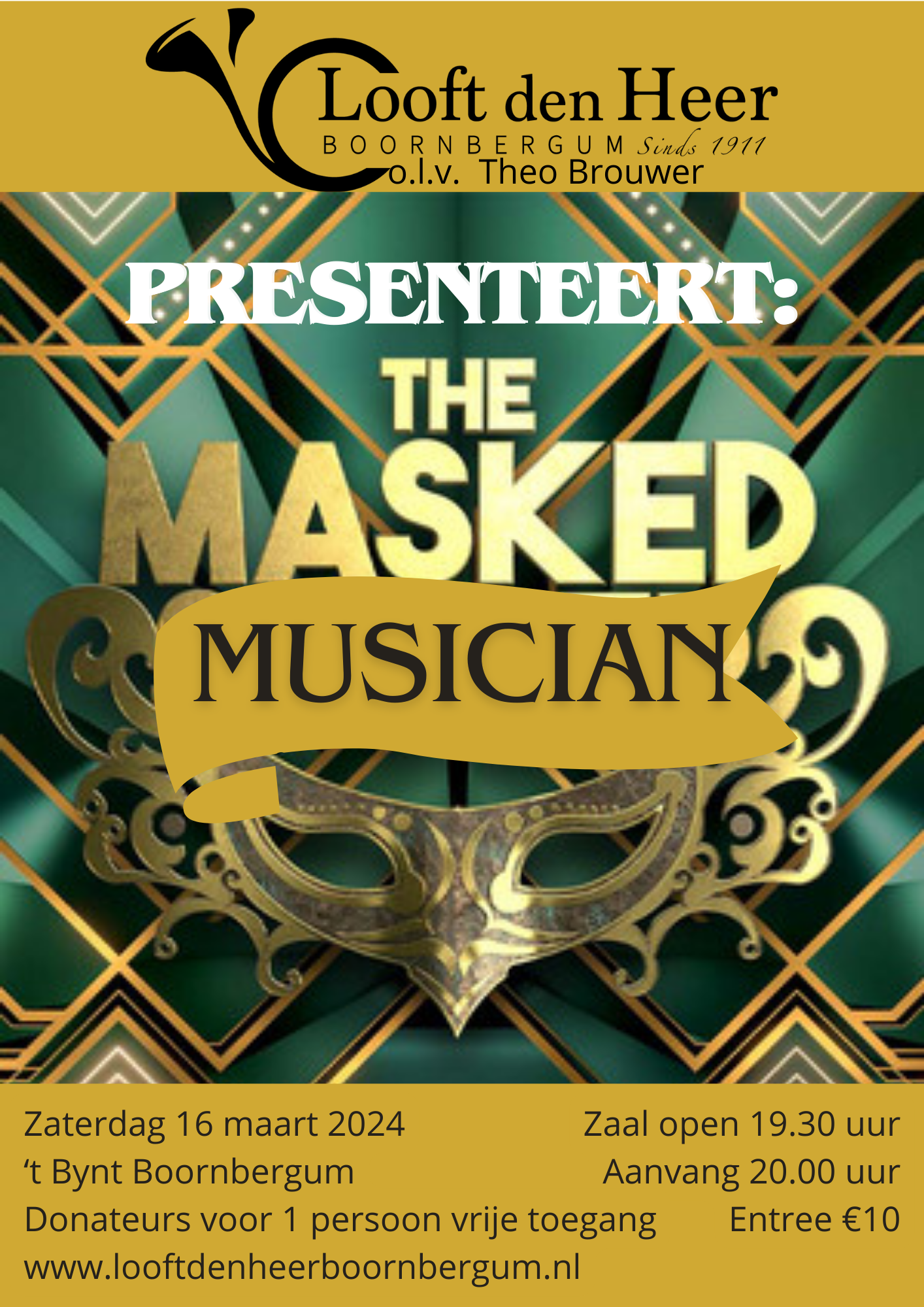 Poster Masked Musician goed
