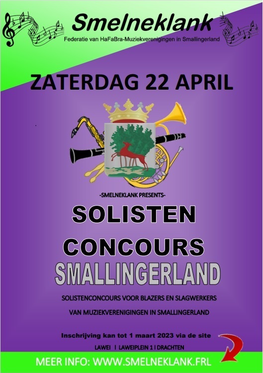 Poster Solisten concours 2023